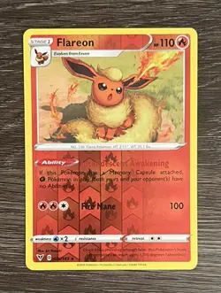 Pokemon TCG Flareon 026/185 Reverse Holo Vivid Voltage NM-Mint - Image 1