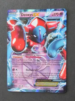Deoxys EX Team Plasma Black Star Promo Pokemon Karte Deutsch BW82 - Image 1
