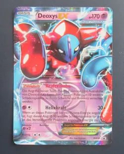 Deoxys EX Team Plasma Black Star Promo Pokemon Karte Deutsch BW82 - Image 2