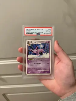 Pokemon Japanese Espeon Non Holo Dawn Dash DPBP#163 1st Edition PSA 10 GEM MINT - Image 1