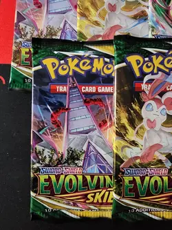 Pokemon Evolving Skies Lot of 5 Booster Packs Sealed - Image 5