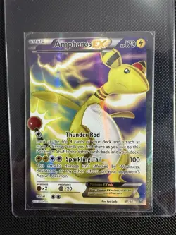 Pokemon Ampharos EX XY Ancient Origins 87/98 Holo Rare Full Art MP/HP - Image 1