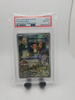 PSA 8 2023 Pokemon SV Black Star Promos SVP EN Charmander #044 - Image 1