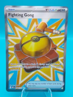 Pokemon Fighting Gong 168/132 Ultra Rare Full Art Mega Evolution English MINT - Image 1
