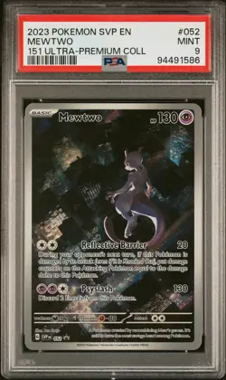 2023 POKEMON SVP EN BLACK STAR PROMO 151 ULTRA-PREMIUM COLLECTION MEWTWO PSA 9 - Image 1
