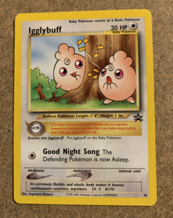 Pokemon - Igglybuff Black Star Promo # 36 NM - Image 1