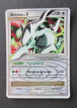 Arceus LV. X Black Star Promo Pokemon Karte Deutsch DP56 - Image 1