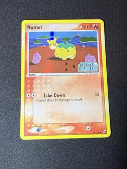 Numel 59/100 Holo Stamped Vintage 2006 Pokemon TCG EX Crystal Guardians MP - Image 1