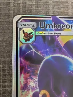 Pokemon TCG Unbreon GX Ultra Rare Holo Full Art Sun & Moon Base Set 80/149 LP - Image 2
