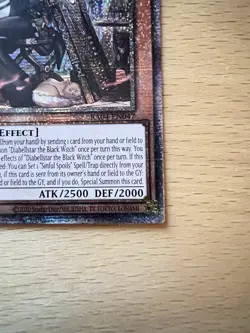 Diabellstar the Black Witch (New Art) (Quarter Century Secret Rare) RA04-EN047 - Image 4