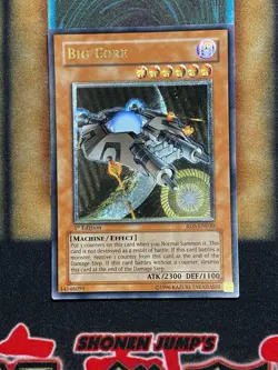 Yugioh Big Core RDS-EN030 Ultimate Rare 1st Ed MP - Image 1