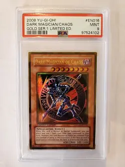 Yu Gi Oh! 2008 Gold Series Limited Edition Dark Magician Of Chaos PSA 9 - Image 1