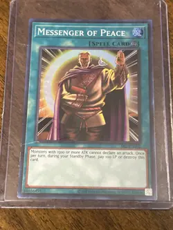 Yu-Gi-Oh! TCG Messenger of Peace Spell Ruler SRL-EN102 Unlimited Super Rare - Image 1