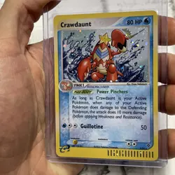 Pokemon EX Dragon Crawdaunt 3/97 Holo Rare e-Series NM Vintage Vtg TCG 2003 Card - Image 2