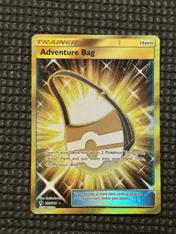 Adventure Bag 228/214 Lost Thunder Secret Rare Holo Pokemon Card - Image 1