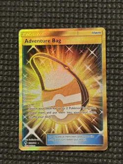 Adventure Bag 228/214 Lost Thunder Secret Rare Holo Pokemon Card - Image 2