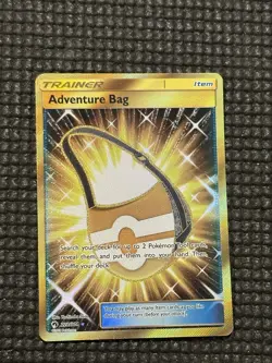 Adventure Bag 228/214 Lost Thunder Secret Rare Holo Pokemon Card - Image 3