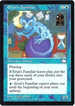 (2X) Ertai's Familiar Weatherlight Rare - MTG Magic the Gathering Card - Image 2