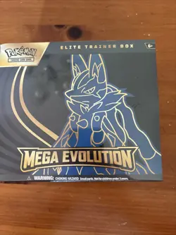 Pokemon Mega Evolution Elite Trainer Box Trading Card Game Mega Lucario Sealed - Image 1