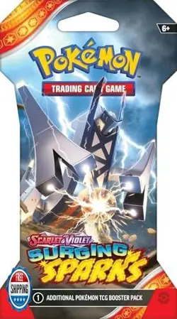 Pokemon TCG Surging Spark - Single Booster Pack - Pack Art May Vary - 10 Card - Image 2