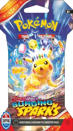 Pokemon TCG Surging Spark - Single Booster Pack - Pack Art May Vary - 10 Card - Image 5