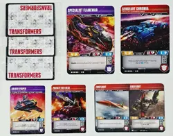 Hasbro Transformers Trading Card Game Firelight Flamewar Chromia Visper Foil - Image 2