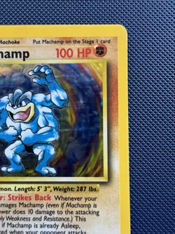 Machamp 8/102 1st Edition Holo Rare Base Set Pokemon Card LP / MP - Image 5