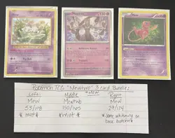 Pokemon TCG Mewtwo And Mew 3 Card Bundle - Image 3