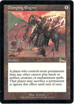 (2X) Damping Engine Urza's Legacy Rare - MTG Magic the Gathering Card - Image 1