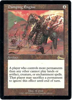 (2X) Damping Engine Urza's Legacy Rare - MTG Magic the Gathering Card - Image 2