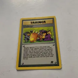 Challenge! Team Rocket 74/82 Common TCG Vintage WoTC Pokemon Card LP - Image 1