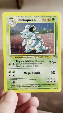 Nidoqueen 7/64 | Jungle | WOTC Holo Rare Pokemon Card | HP - Image 2