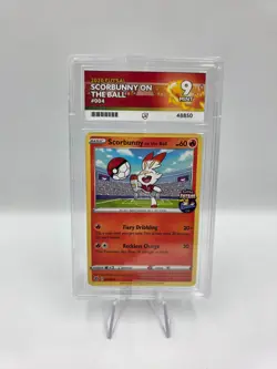 ACE 9 Scorbunny On the Ball Pokemon Promo Card 004/005 - NOT PSA - Image 1