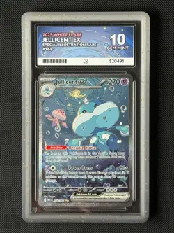 ACE 10 Jellicent ex 168/086 SIR Pokemon Card S&V White Flare GEM MINT - Image 1