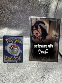 A6 Sized Siwen Wave 2 OVERLORD Albedo XXX Nude Anime Waifu Manga Hentai Card - Image 1