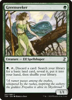 Greenseeker 1x FOIL TSP MTG Time Spiral Common MINT green - Image 1