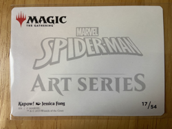 Kapow! 17/54 Art Series MTG Marvel Spider-man - Image 2