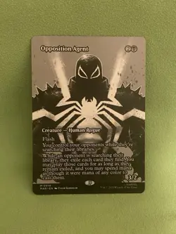 Opposition Agent Borderless 0019 Mythic Marvel’s Spider-Man Magic MTG MAR EN - Image 1