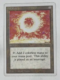 Sol Ring Revised MP Moderate Play MTG Magic The Gathering G - Image 1