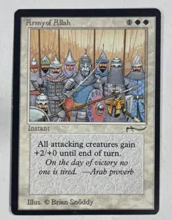Army Of Allah Arabian Nights LP Light Play MTG Magic The Gathering B - Image 1