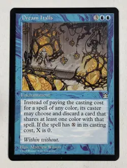 Dream Halls Stronghold MP Moderate Play MTG Magic The Gathering A - Image 1