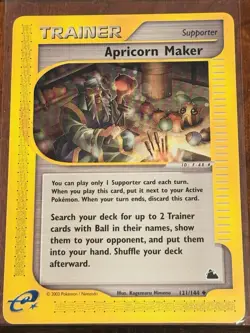 Apricorn Maker 121/144 Pokemon Card Skyridge Uncommon Trainer Lightly Played N35 - Image 1