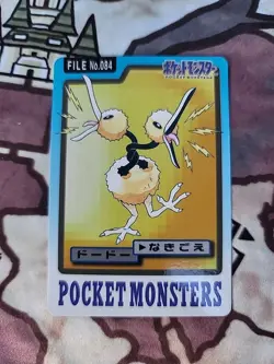 Dodrio FILE NO.085 Pokemon Carddass 1997 Vintage Nintendo Bandai Japanese - Image 1