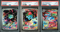 PSA 8 10 Bulbasaur Ivysaur AR Mega Venusaur ex SAR Mega Brave Pokemon M1L - Image 1