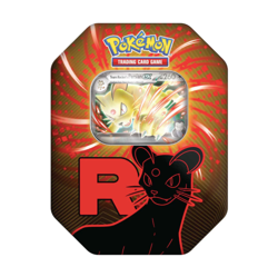 Pokemon TCG: Team Rocket Tin - PERSIAN - Destined Rivals - New/Sealed -UK STOCK - Image 1