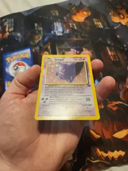 1999 Pokemon TCG Fossil Unlimited #5 Gengar HOLO LP - Image 3