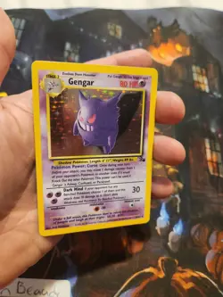 1999 Pokemon TCG Fossil Unlimited #5 Gengar HOLO LP - Image 5