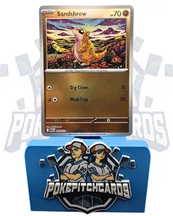 Sandshrew 068/132 Me01: Mega Evolution Reverse Holo - Free Shipping NM Pokemon - Image 1