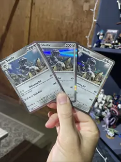 (3x) STEELIX 093/132 HOLO RARE POKEMON TCG: MEGA EVOLUTION BASE SET NM - Image 1