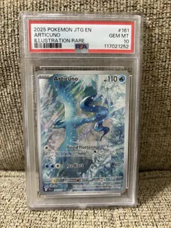 2025 Pokemon Scarlet & Violet Journey Together IR Articuno #161 PSA 10 GEM MINT - Image 1